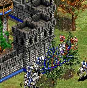 Une tour et des chevaliers sont une bonne dfense !