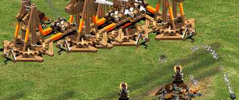Trébuchets + canons à bombarde => Rien ne vous résiste !